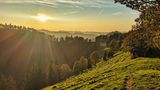 Landschaft im Sonnenlicht