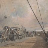Verlegung des ersten Transatlantikkabels, Gemälde von Robert Charles Dudley