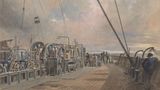 Verlegung des ersten Transatlantikkabels, Gemälde von Robert Charles Dudley