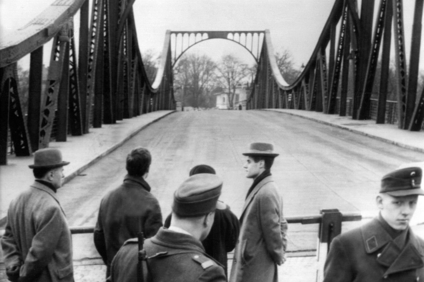 Austausch auf der Glienicker Brücke