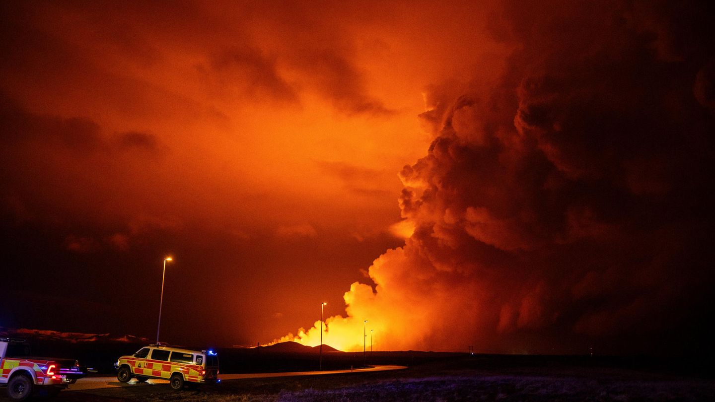 Vulkanausbruch auf Island im März 2024