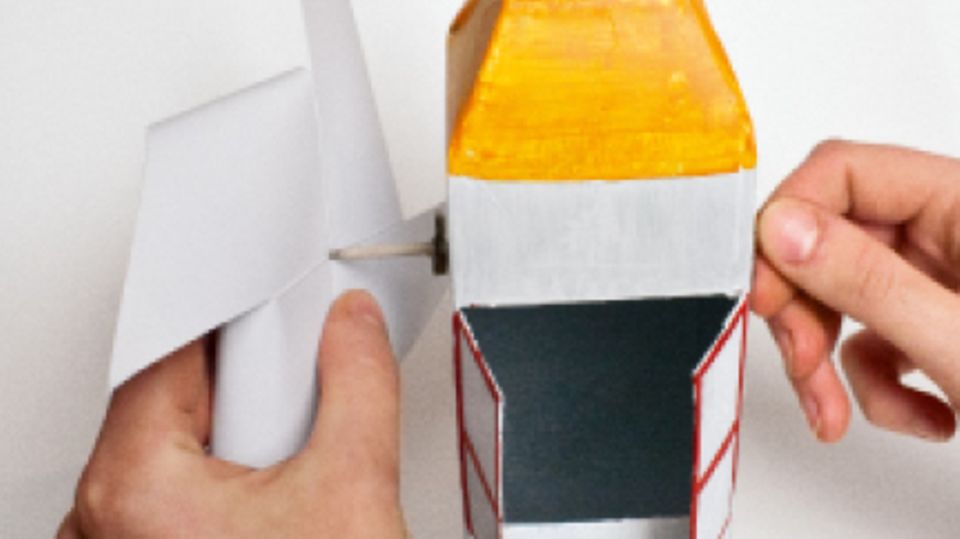 Windmühle zum selber basteln