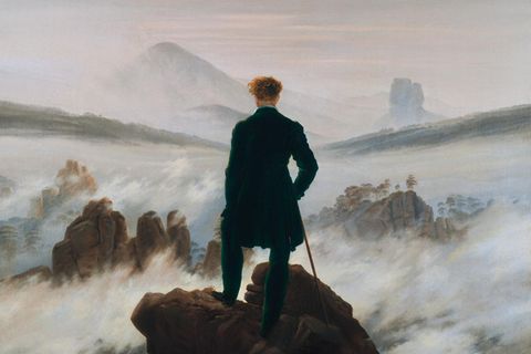 Der Mensch auf dem Gipfel – oder am Abgrund: C.D. Friedrichs "Wanderer über dem Nebelmeer"