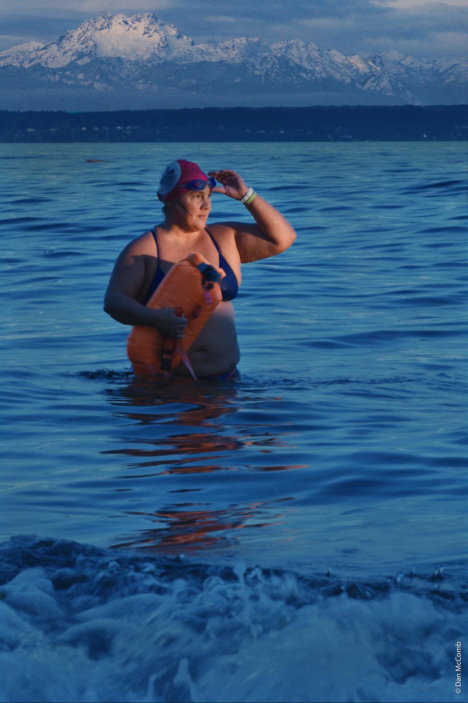 Kegler wuchs im US-Bundesstaat Michigan auf, umgeben von Seen. Heute lebt sie in Seattle – hier erreicht das offene Wasser selbst im Sommer maximal 15 Grad Celsius