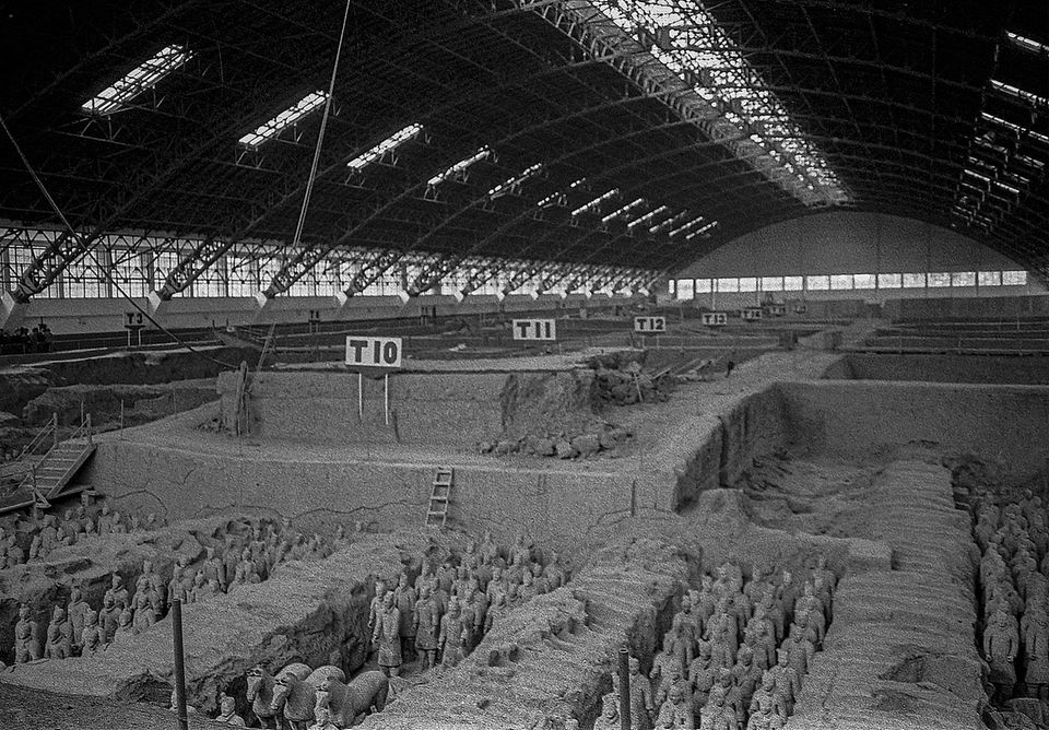 Terrakotta-Armee mit Überdachung