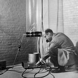 Professor am Telefon