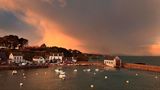 Port Tudy bei Sonnenaufgang