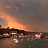 Port Tudy bei Sonnenaufgang