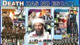 Auch solche politischen Poster entstehen in der Nasser Road, hier ein Jahreskalender mit Saddam Hussein, Osama bin Laden und Muammar al-Gaddafi, deren Köpfe die Grafiker teils auf die Körper von Actionfiguren aus Hollywoodfilmen montiert haben. Sie symbolisieren den Kampf gegen "westlichen Imperialismus"