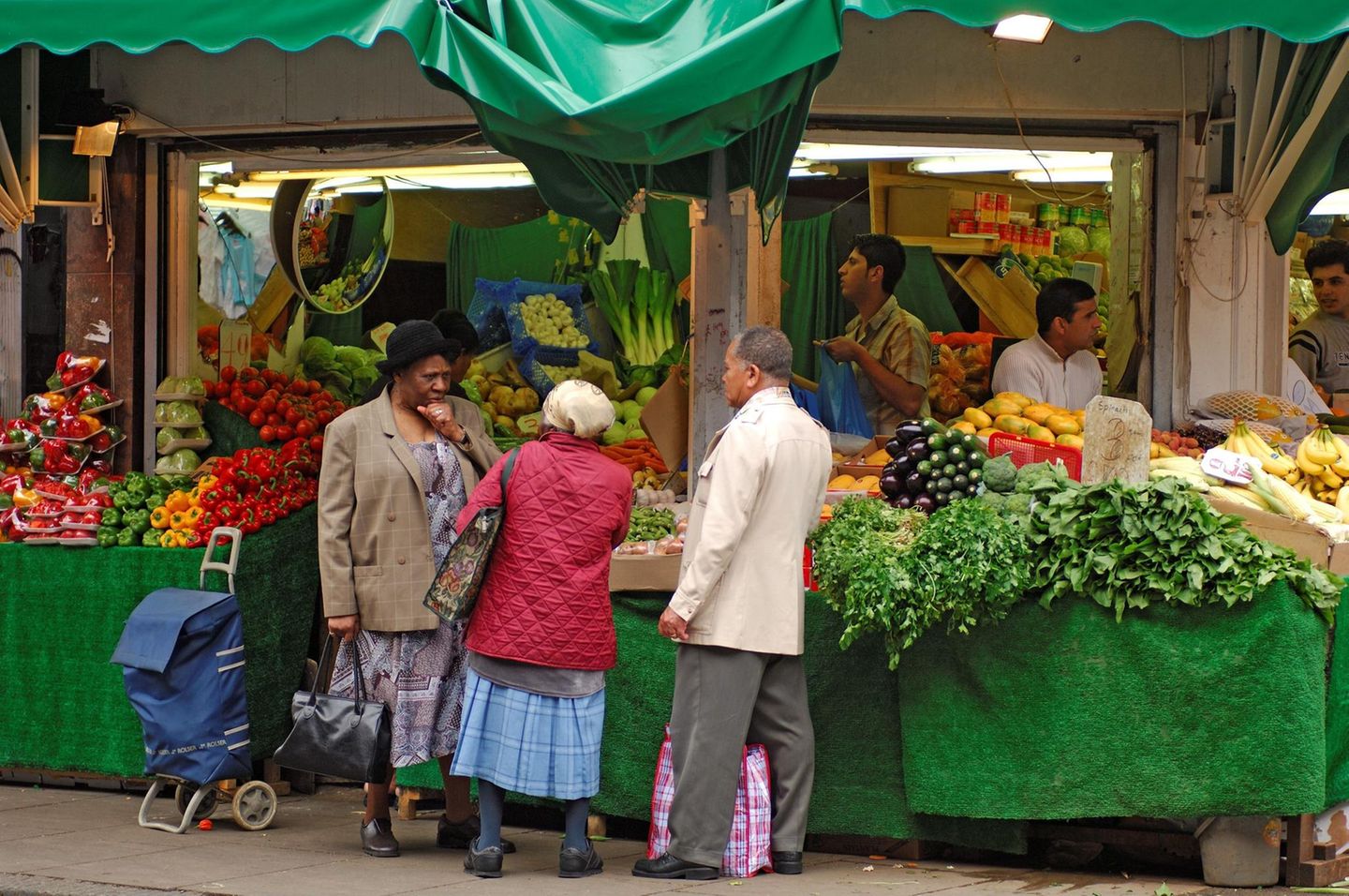Marktzsene in Brixton
