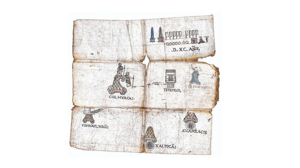 Bilderhandschrift der Azteken Bilderhandschrift der Azteken