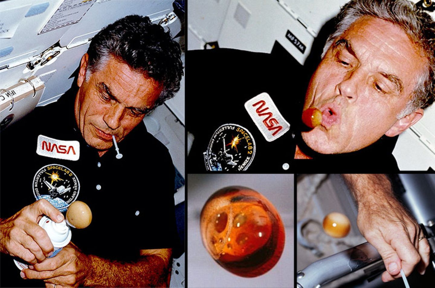 Pepsi im Weltall: Astronaut trinkt Pepsi aus einer speziellen Dose