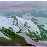 Berge bedeckt mit Schnee