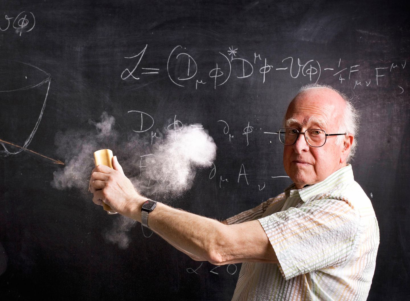 Der Physiker und Nobelpreisträger Peter Higgs ist im Alter von 94 Jahren verstorben (Aufnahme vom 10. September 2007)