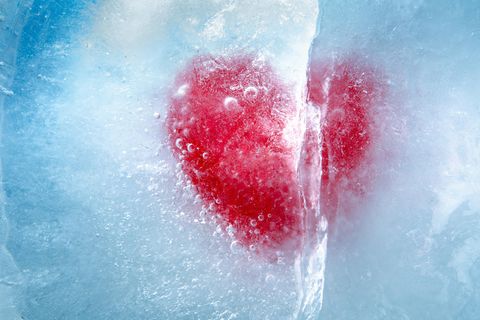 Herz unter Eis