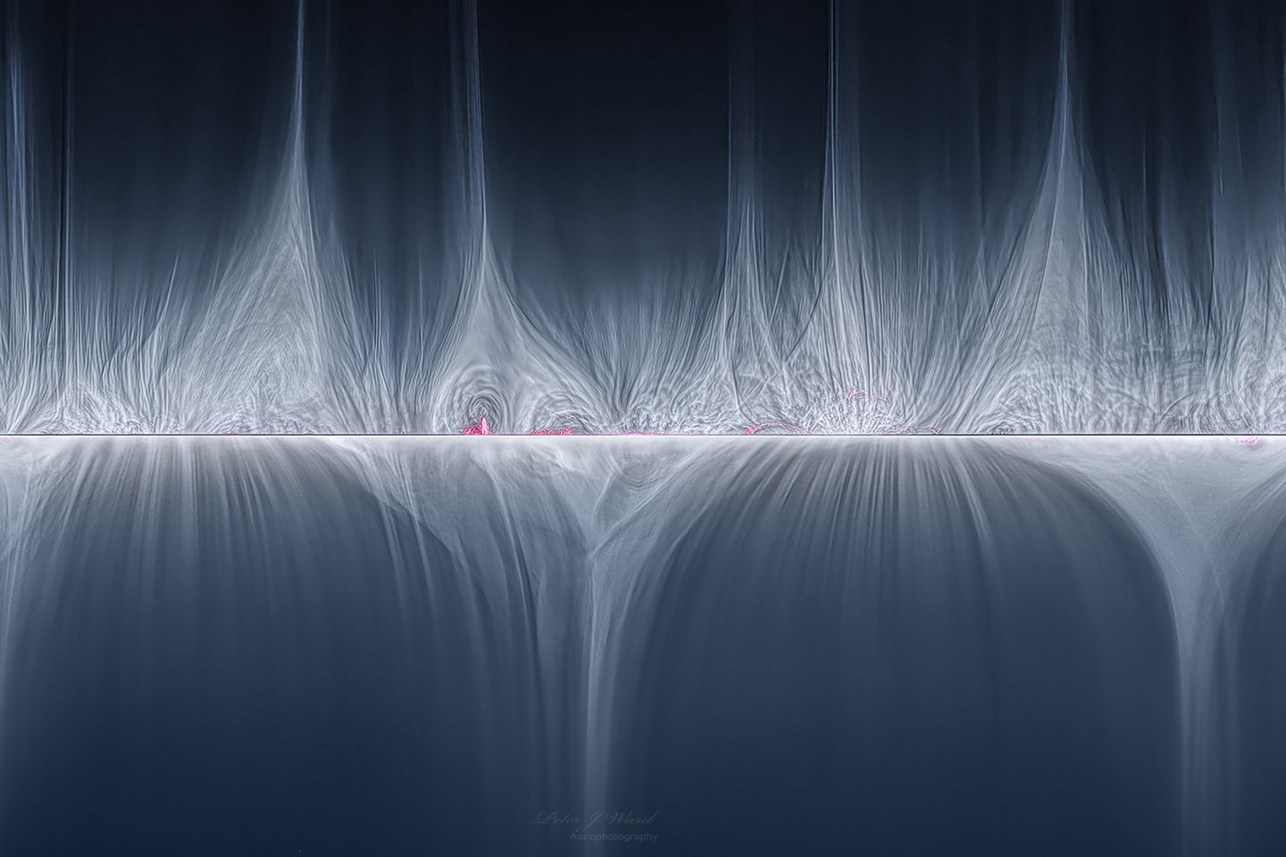 Die Korona der Sonne bei zwei Sonnenfinsternissen, 2017 und 2023