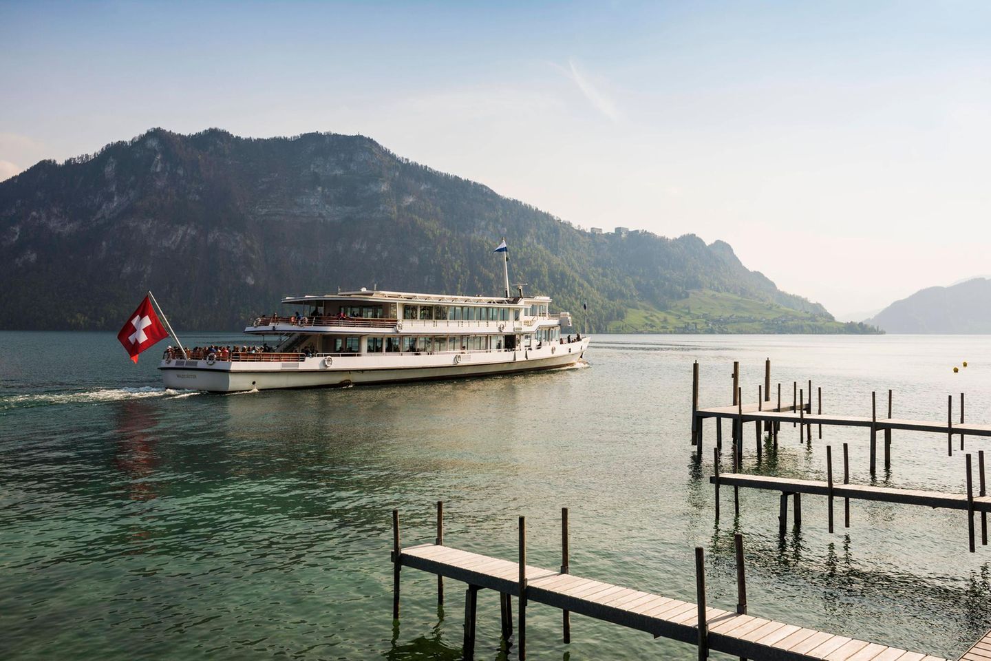 Ausflugsschiff auf dem Vierwaldtstättersee