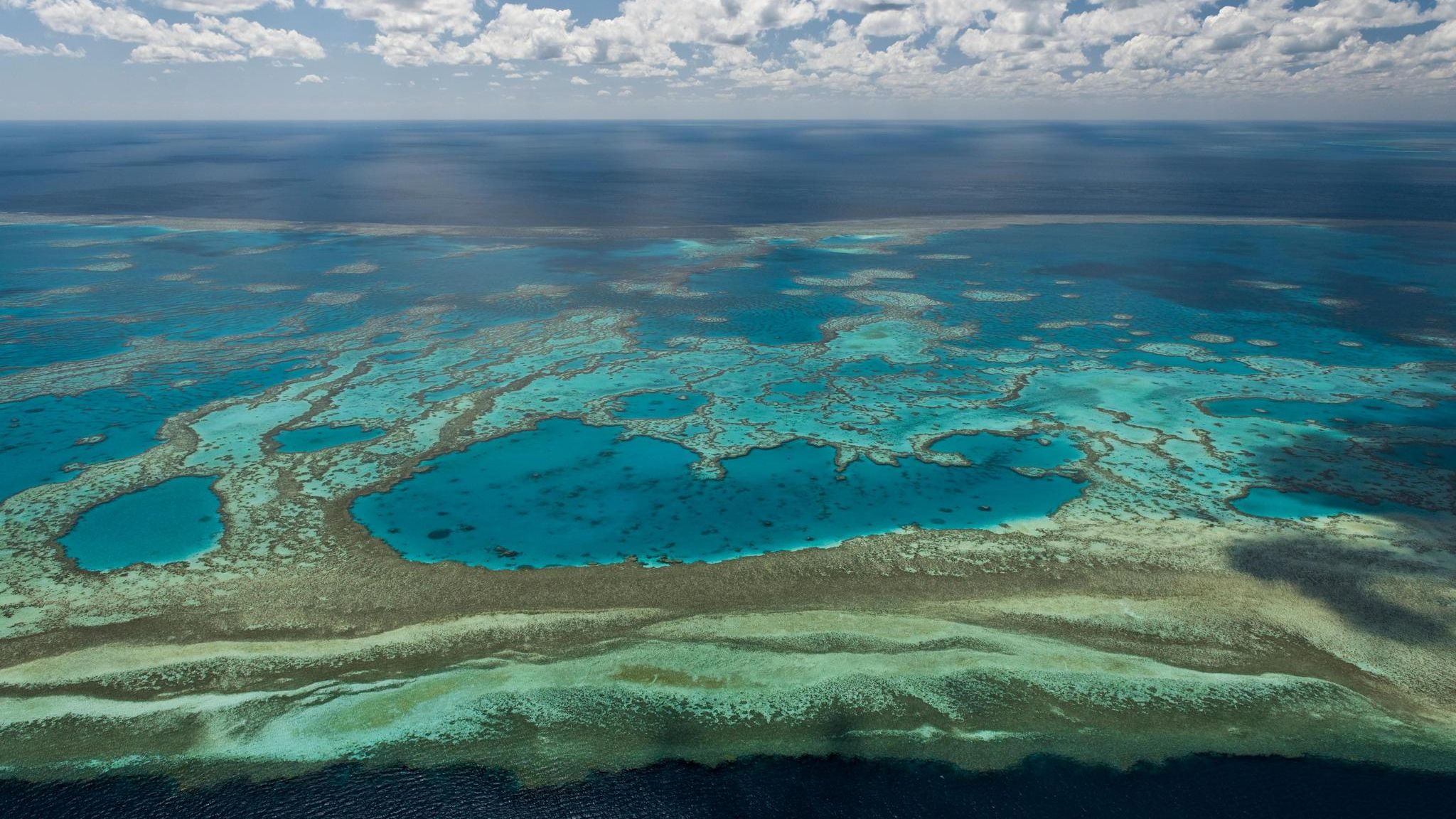 Blick auf das Great Barrier Reef