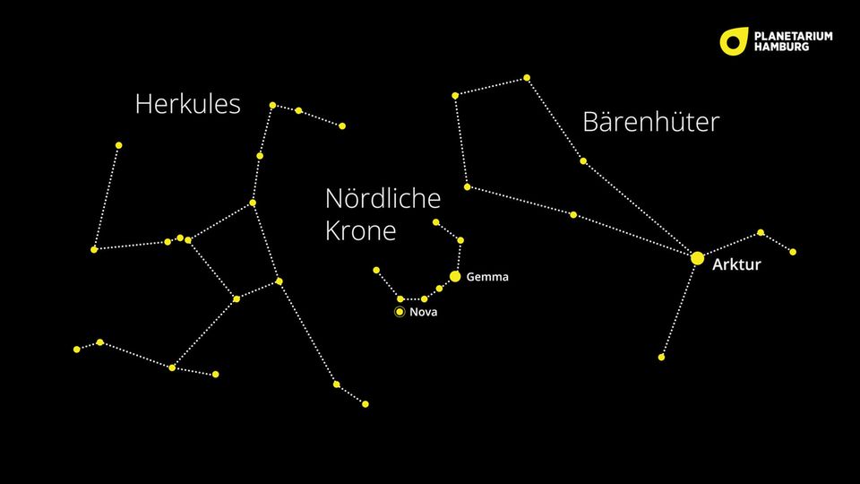 Astrohighlights im Mai: Nahe der "Nördlichen Krone" könnte bald eine Nova zu beobachten sein