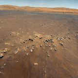 Ein Foto des Mars aus der Luft geschossen von Ingenuity