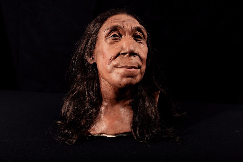 Das Gesicht der Neandertalerin "Shanidar Z"