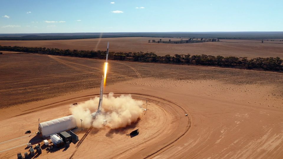 Neue deutsche Rakete hebt erstmals ab