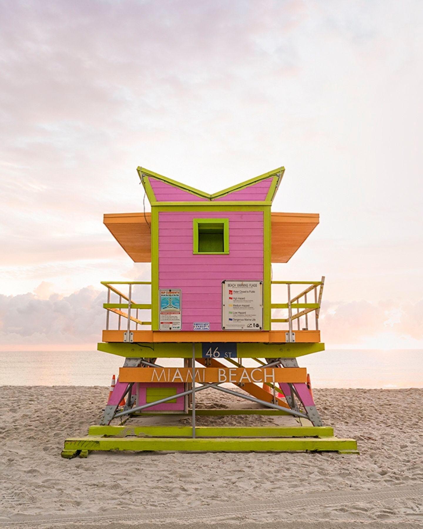 Mal rund, mal zackig, erinnern sie an Art déco und spiegeln die Farben der Fauna des US-Bundesstaates wider. Sie sind zu Symbolen der Wiederbelebung Südfloridas geworden.