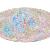 Eine geologische Karte des Monds