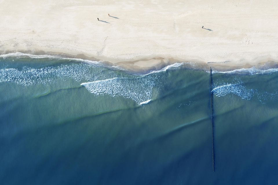 Luftaufnahme Ostsee und Strand