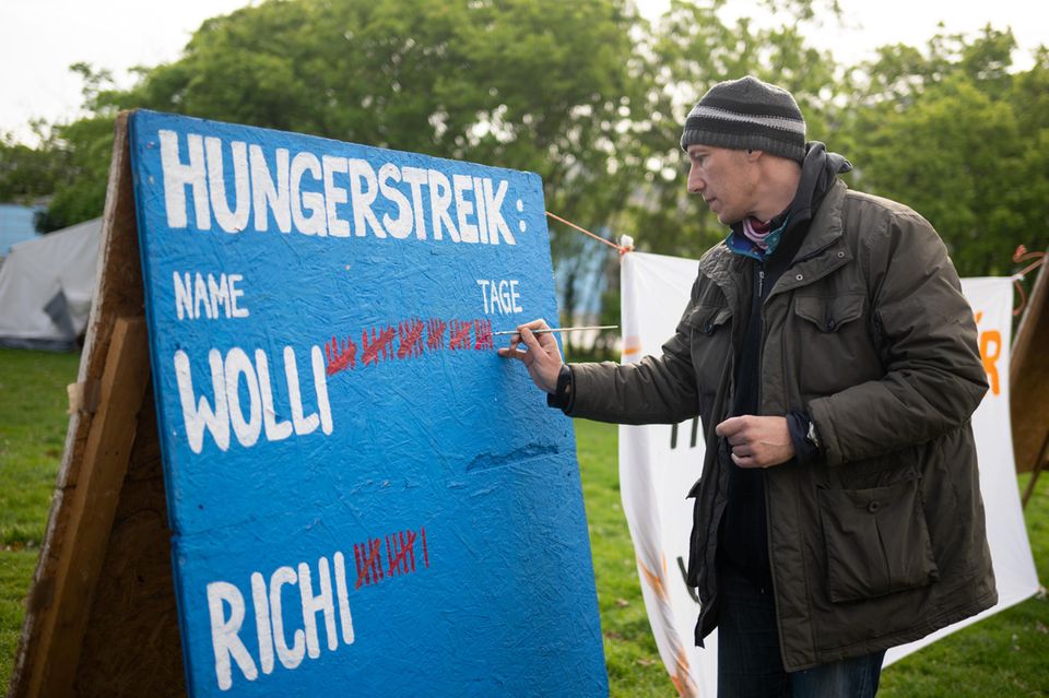Seit dem 7. März im Hungerstreik für mehr Ehrlichkeit beim Klima: Wolfgang Metzeler-Kick