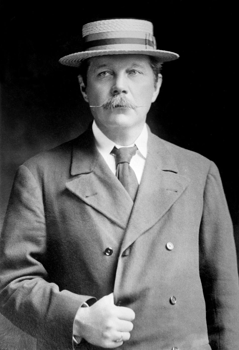 Porträt des Schriftstellers Arthur Conan Doyle