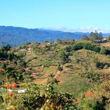Orosi-Tal auf Costa Rica