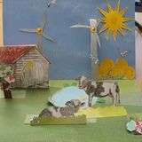 von Friederike, 9 Jahre alt   Lust auf mehr? Diese und weitere Pop-up-Landschaften könnt ihr in einer Ausstellung im Greenpeace-Gebäude in der Hongkongstraße 10 in Hamburg bewundern.