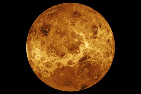 This composite image of Venus taken from NASA's Magellan spacecraft and Pioneer Venus Orbiter was released by the space agency on Monday (24January22) as it prepares to step up its study of a planet they believe was once habitable. Venus hides a wealth of information that could help us better understand Earth and exoplanets, or those planets outside our solar system. NASA's Jet Propulsion Laboratory is designing mission concepts to survive the planet's extreme temperatures and atmospheric pressure. Venus is Earths nearest planetary neighbor. The two new Discovery Program missions to study our neighbor aim to understand how Venus became an inferno-like world when it has so many other characteristics similar to ours  and may have been the first habitable world in the solar system, complete with an ocean and Earth-like climate. Where: United States When: 25 Jan 2022 Credit: NASA/JPL-Caltech/Cover Images **EDITORIAL USE ONLY. MATERIALS ONLY TO BE USED IN CONJUNCTION WITH EDITORIAL STORY. THE USE OF THESE MATERIALS FOR ADVERTISING, MARKETING OR ANY OTHER COMMERCIAL PURPOSE IS STRICTLY PROHIBITED. MATERIAL COPYRIGHT REMAINS WITH STATED SUPPLIER.**