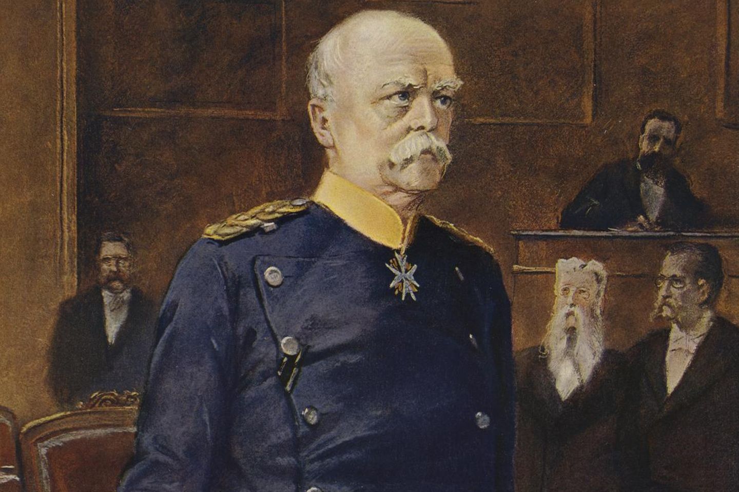 Bismarck am Rednerpult