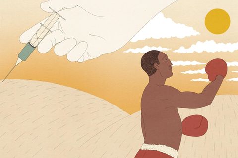 In vielen Sportarten sind Männer im Vorteil: Dank Testosteron haben sie mehr Muskel-masse und mehr Ausdauer. Das Doping mit Steroiden ahmt diese Effekte nach