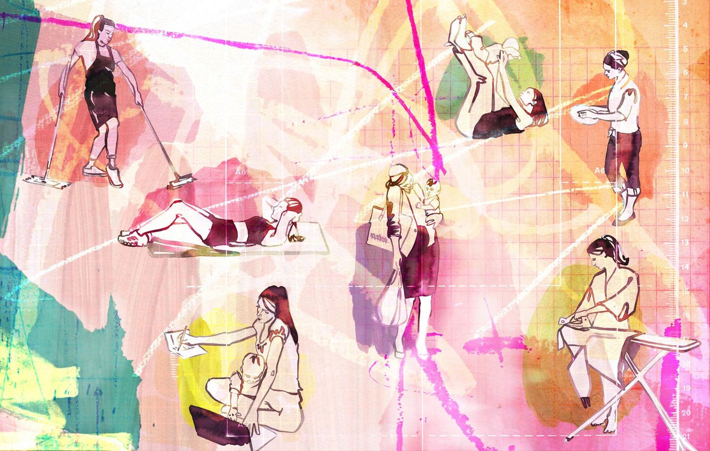 Psychologie : Aufgerieben zwischen Beruf, Kind und Haushalt: Insbesondere Frauen sind heute mit vielfältigen Anforderungen konfrontiert Aufgerieben zwischen Beruf, Kind und Haushalt: Insbesondere Frauen sind heute mit vielfältigen Anforderungen konfrontiert