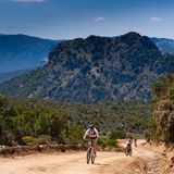 Radfahrer auf Sardinien