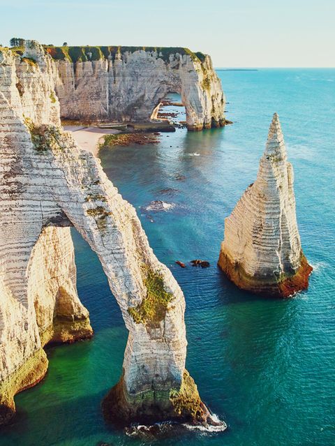 Küste von Étretat in Nordfrankreich