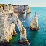 Küste von Étretat in Nordfrankreich