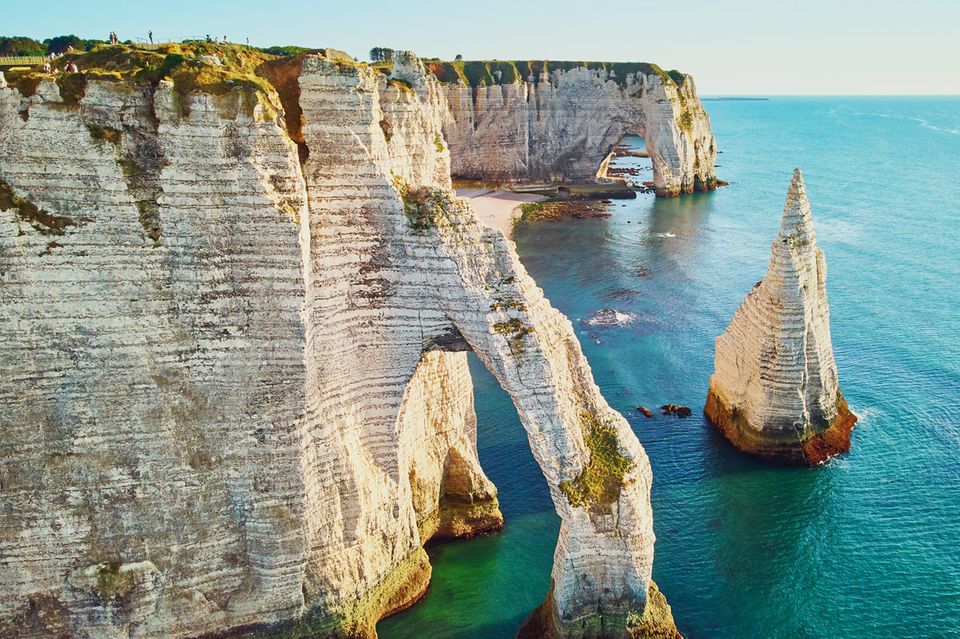 Küste von Étretat in Nordfrankreich