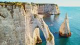Küste von Étretat in Nordfrankreich