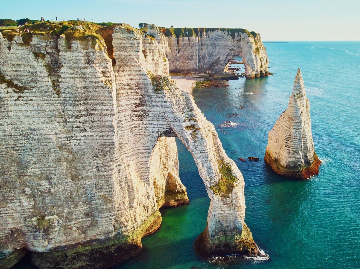 Küste von Étretat in Nordfrankreich