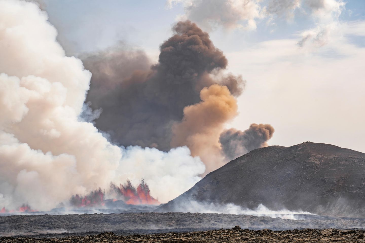 Längere Eruption als erwartet Vulkanausbruch auf Island im Mai und Juni 2024