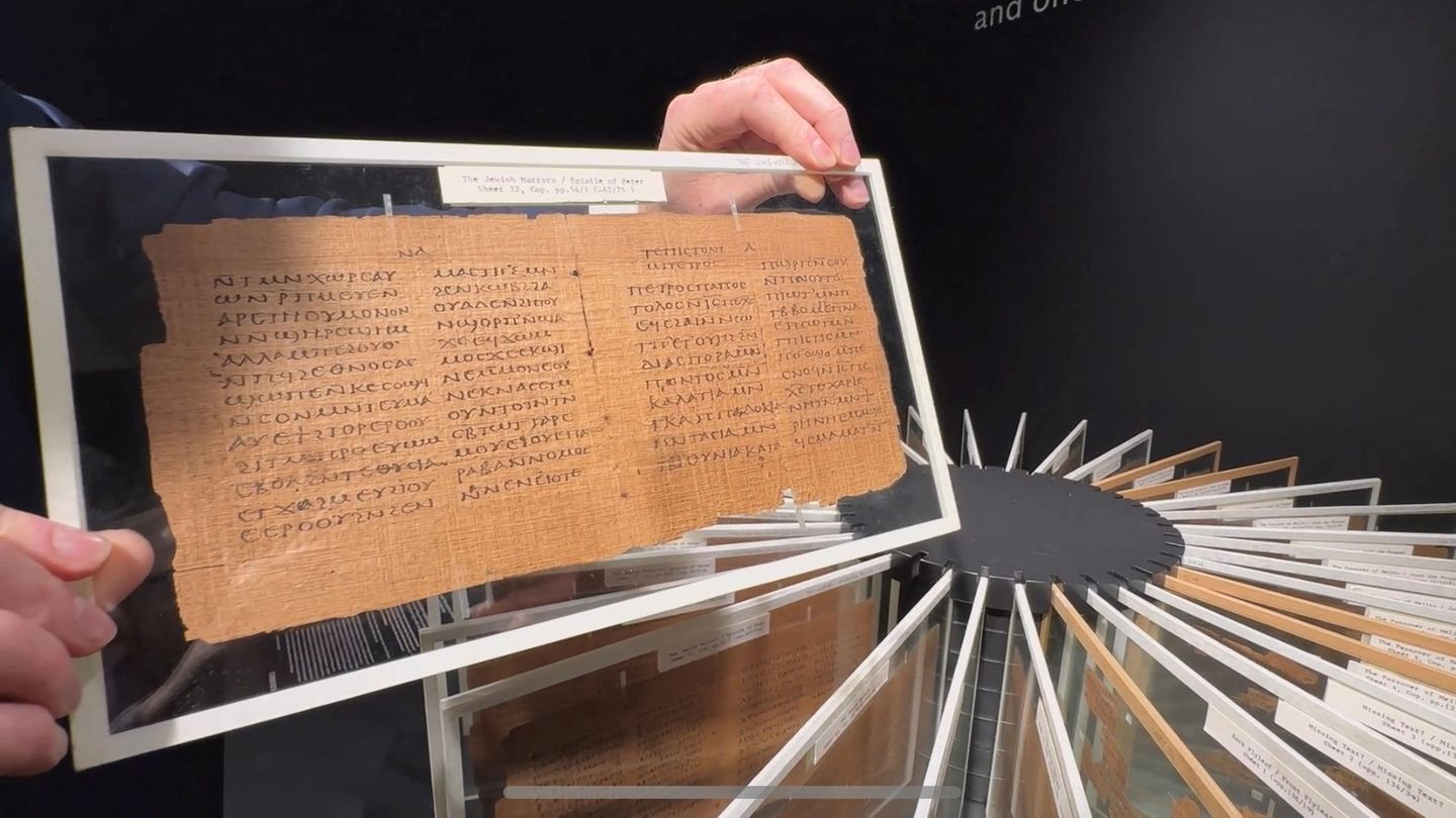 Er gilt nicht nur als früher Prototyp des gebundenen Buches, sondern gewährt auch Einblicke ins frühe Christentum: Crosby-Schøyen-Kodex