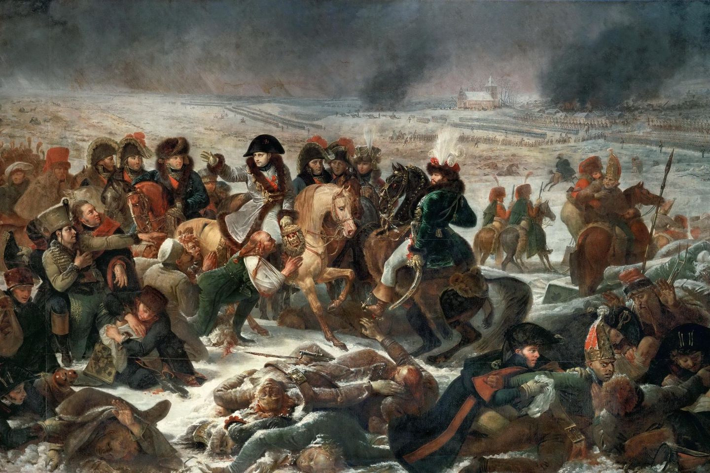 Des Kaisers Liebling: Napoleons Araber Vizir Napoleon zu Pferd in einer Schlachtszene