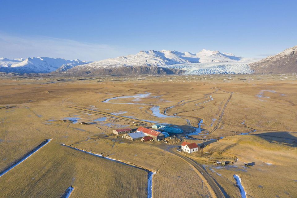 Im Südosten Islands liegt der größte Gletscher Europas: der Vatnajökull