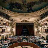 Buenos Aires, Argentina - sep 2th 2023 The famous El Ateneo Grand Splendid, a bookshop set