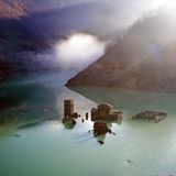 Geisterstadt Fabbriche di Careggine: Ruinen, die im Wasser untergehen