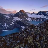 Berg Kebnekaise in Schweden